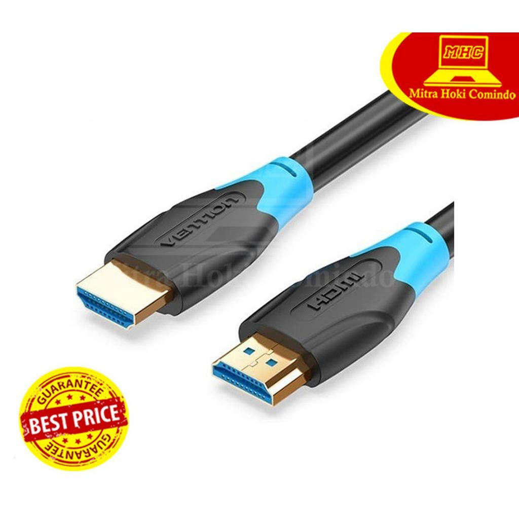 KABEL HDMI VENTION 15M HDMI 4K GOLD PLATED VENTION TYPE 2.0 BLACK