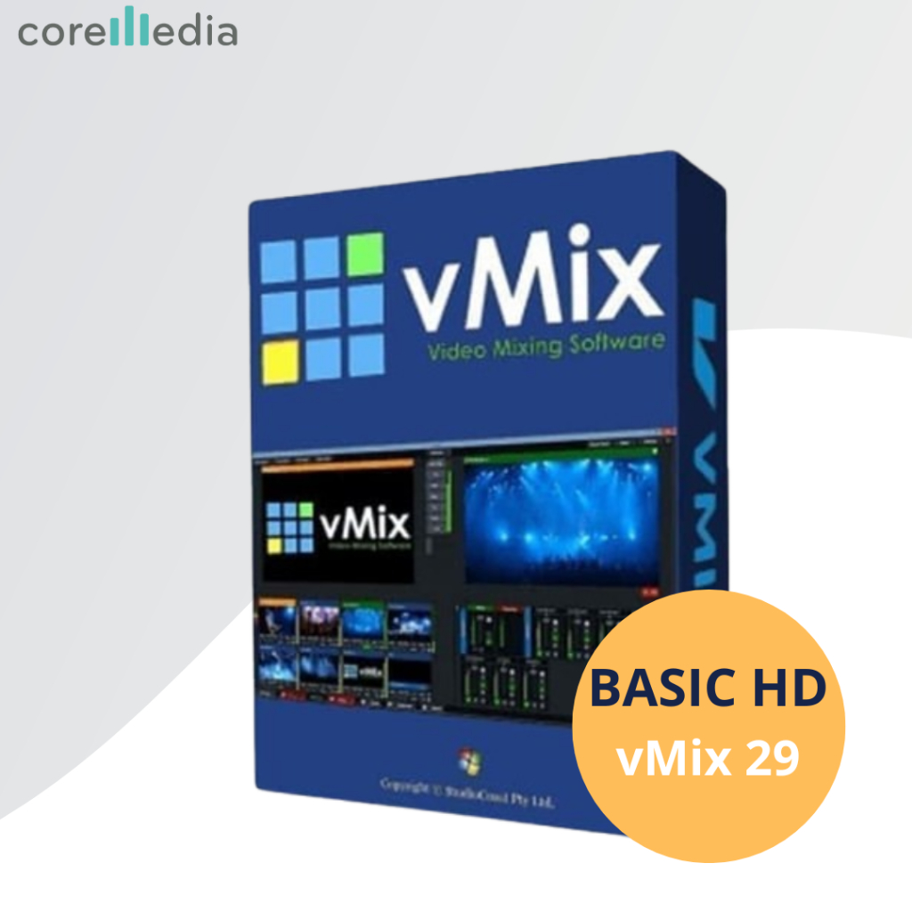 vMix Basic HD Software Video Mixer - Original Software