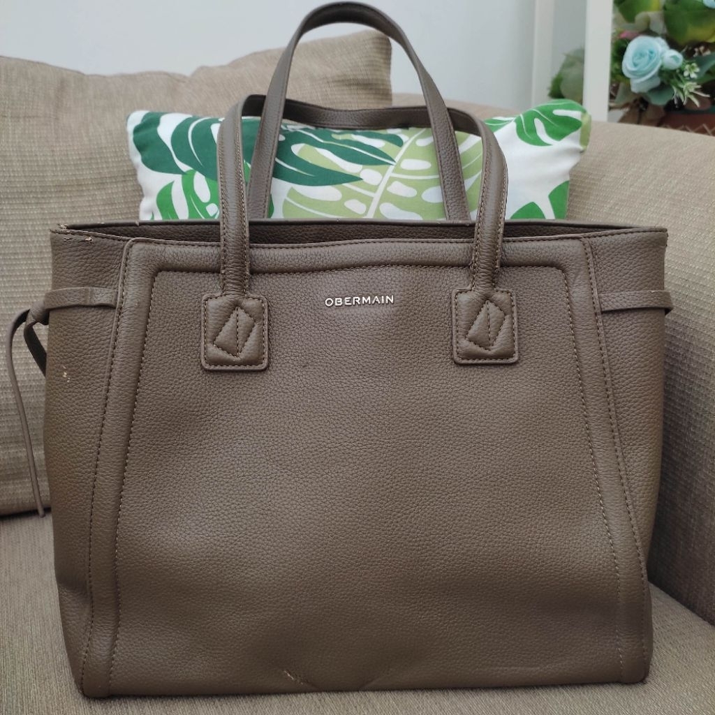 Preloved Tas Obermain ORIGINAL Cokelat Mocca