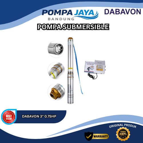 [POMPA SATELIT] DABAVON 3" 0.75HP (TANPA KABEL)