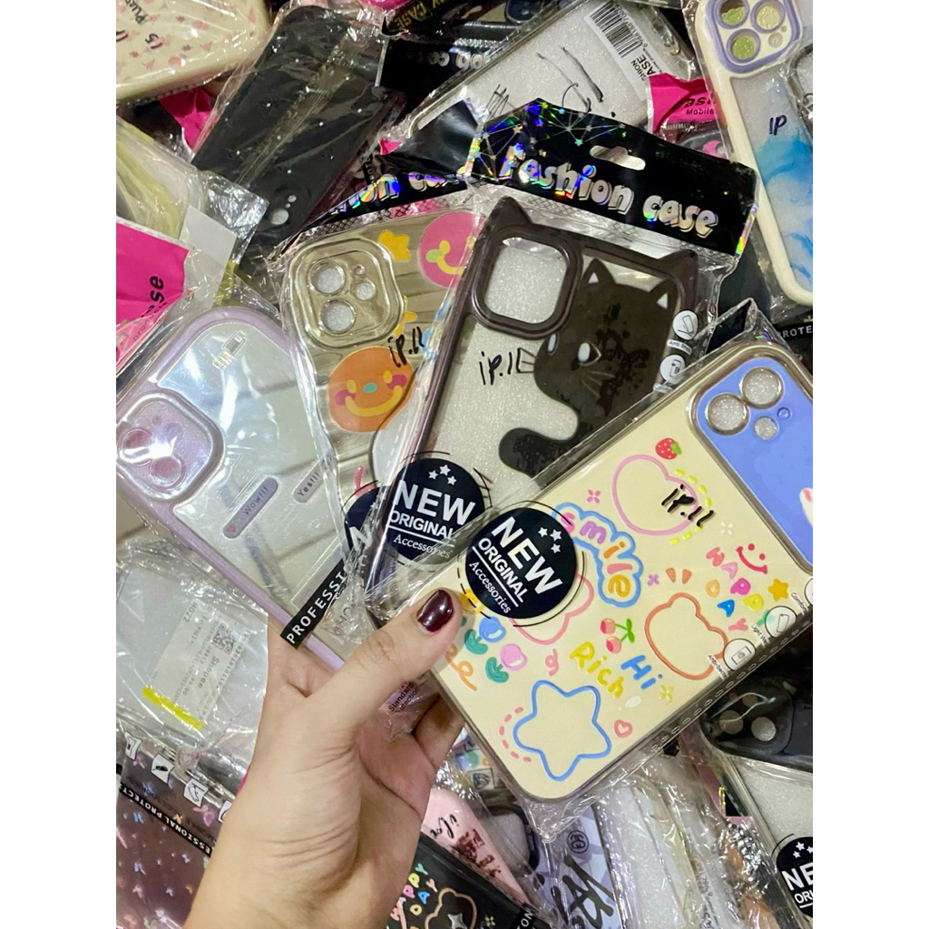 [KHUSUS IPHONE] Paket Usaha Per 50pcs Case Hp Tipe & Motif Random Cocok Buat isian Konter