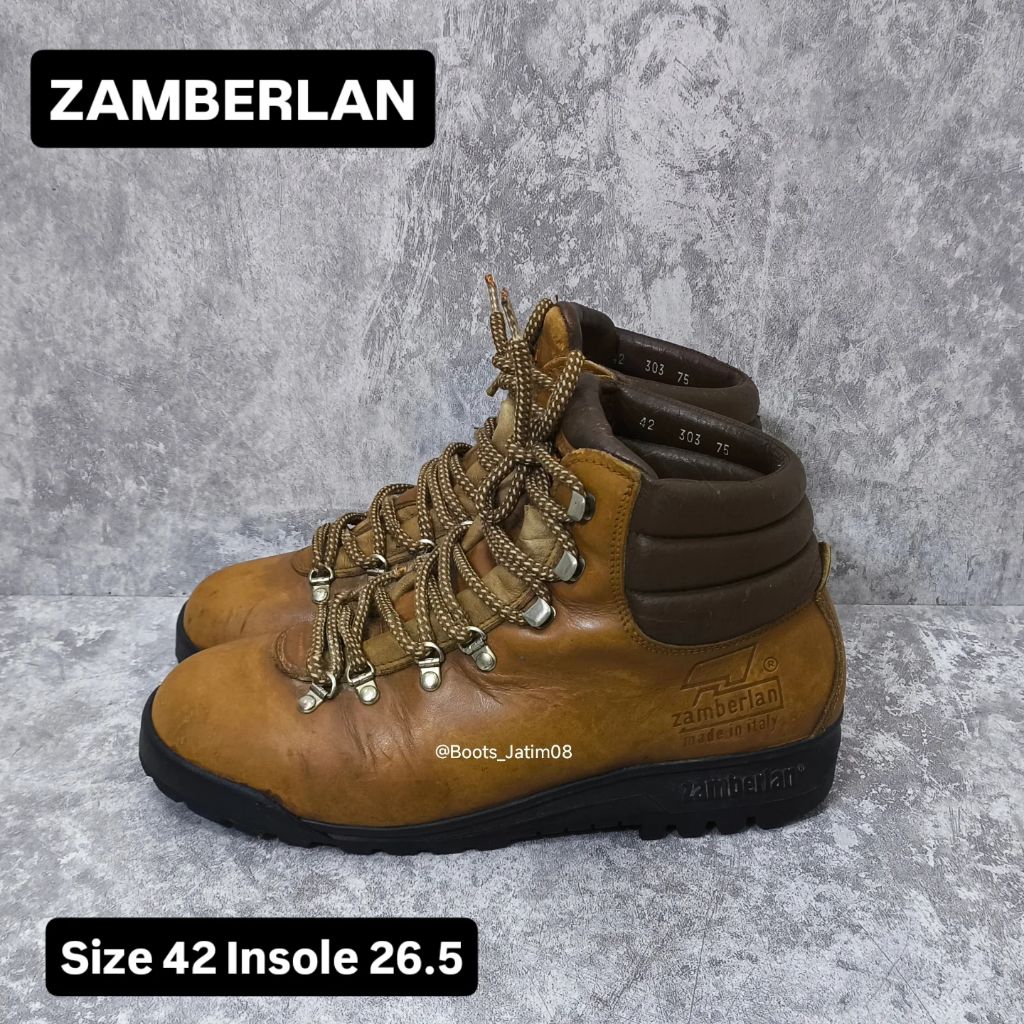 Zamberlan Italy Trekking Boots Tapak Vibram Size 42