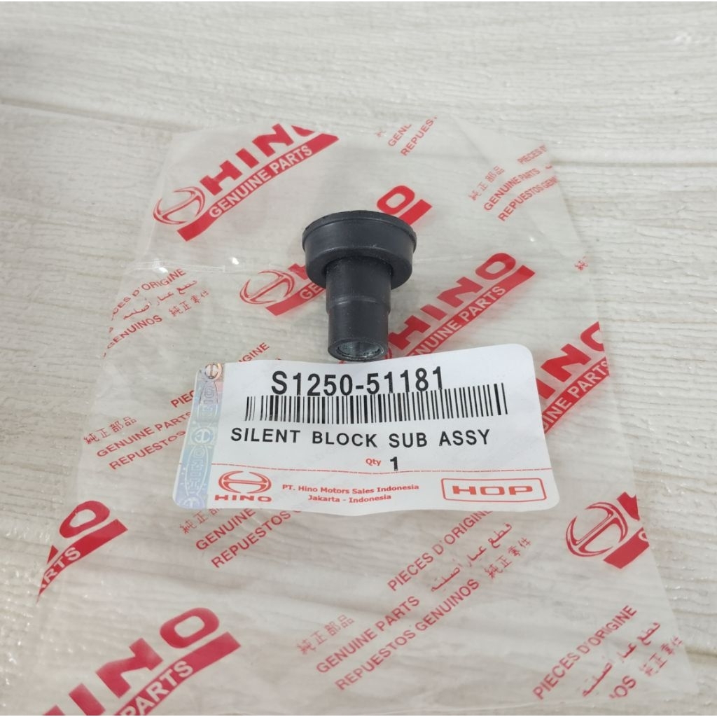 Silent block S1250-51181 peredam mesin hino lohan fm260ti 260ti
