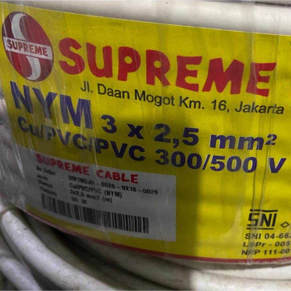 KABEL NYM 3x2.5 mm Supreme 50meter