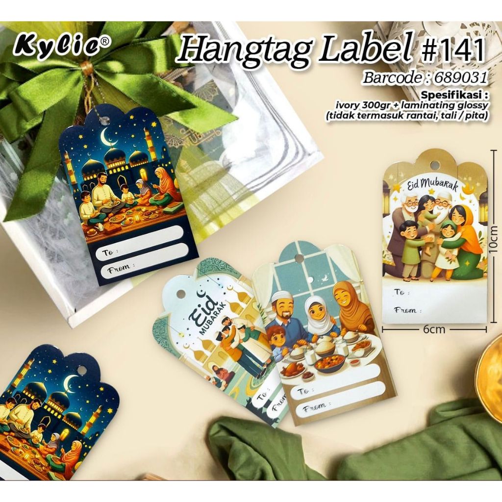 HANGTAG IDUL FITRI / HANG TAG IDUL FITRI GREETING CARD / KARTU UCAPAN LEBARAN / HANG TAG IDUL FITRI 