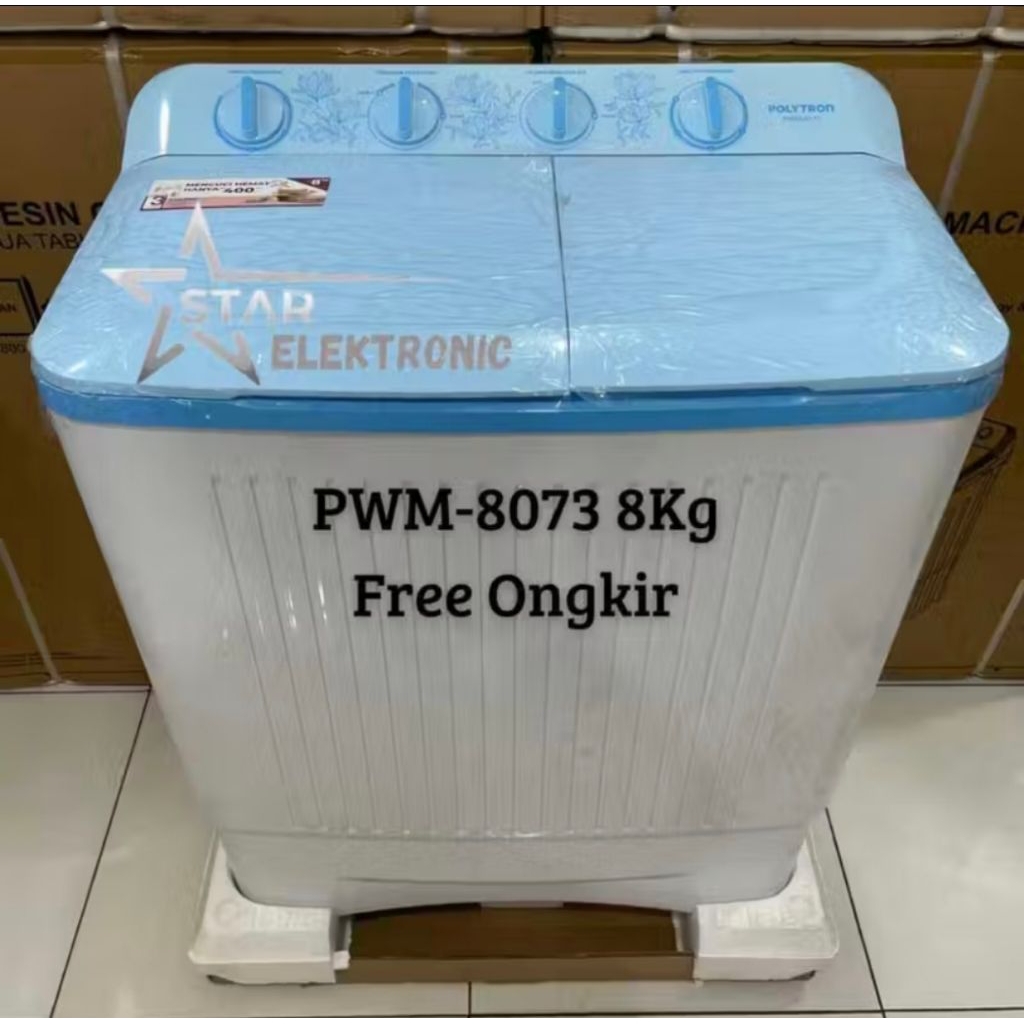 mesin cuci Polytron 8073/ mesin cuci Polytron 8 kg