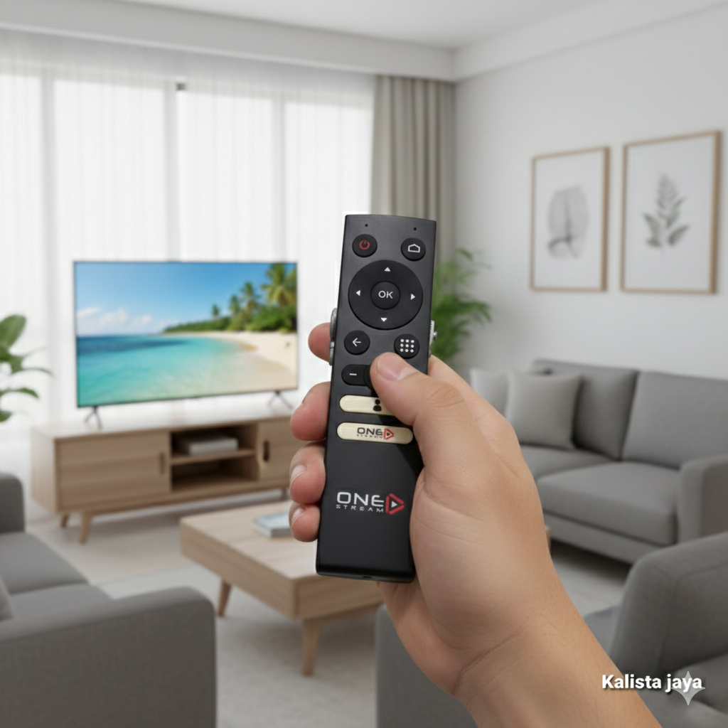 REMOTE REMOT DECORDER TV SMART BOX ONE STREAM ORIGINAL ASLI