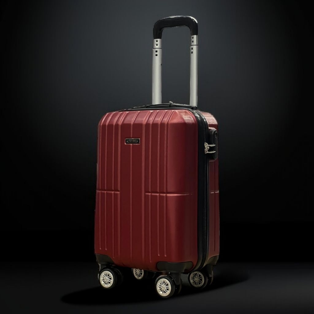 Koper kabin ABS 100%  ZL07 18 inch plastik koper murah koper polo