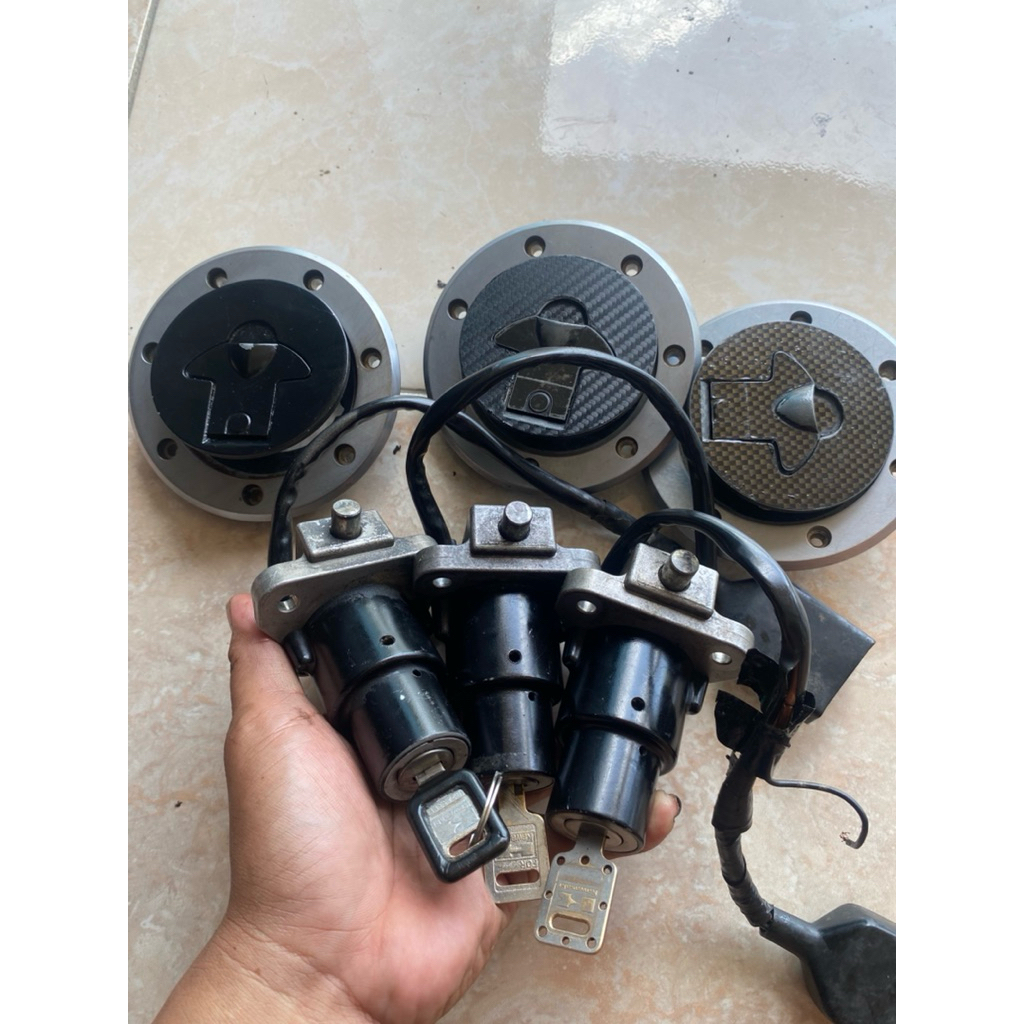 kunci kontak set ninja r/rr original copotan