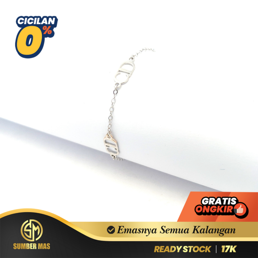SUMBER MAS - Gelang Rante Emas DC Fashion 17K