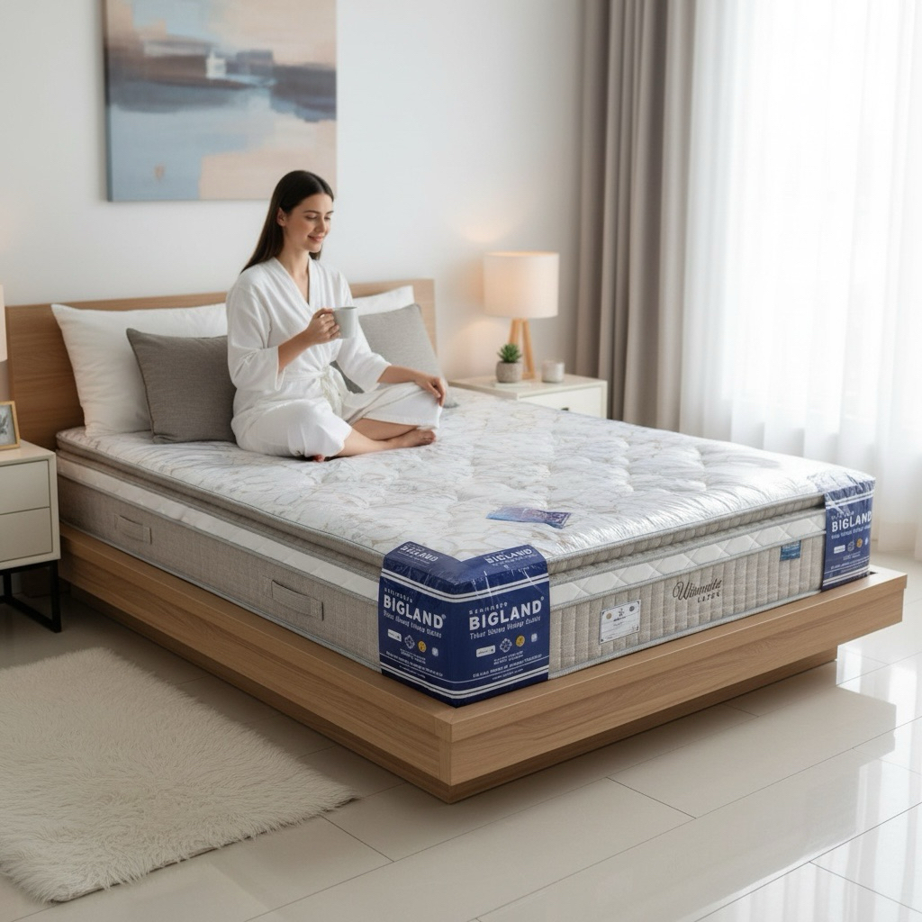 Matras SPRINGBED Bigland Caribbean Pocket Latex T.40 cm (Matras saja)