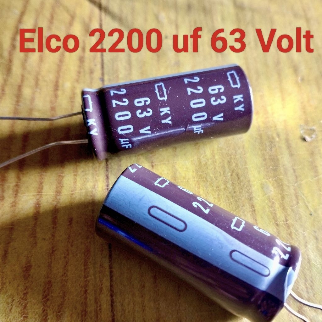 Kapasitor Elko 2200 Uf 63 Volt Capacitor Elco 2200uf 63V