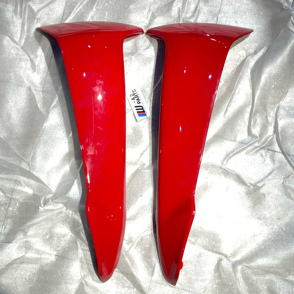 COVER LEGSHILED SAYAP LUAR BODY DEPAN SET KANAN KIRI KARISMA X D 125 D MERAH ORIGINAL AHM 644A0 KPH 