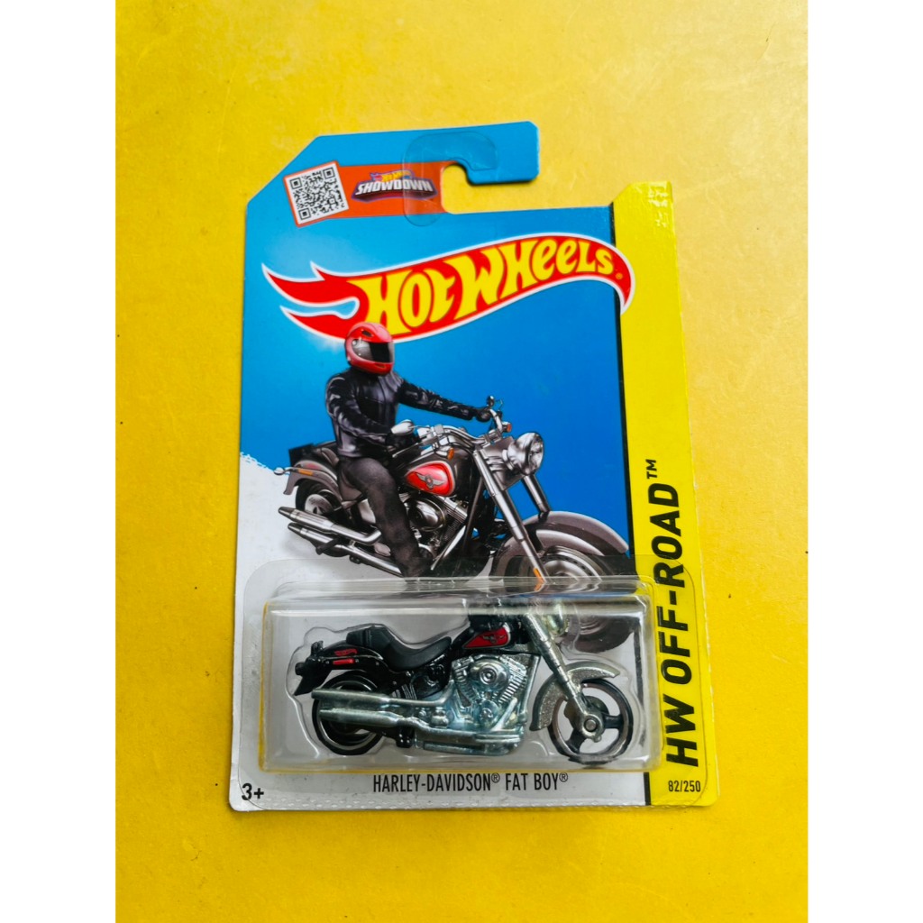 HOT WHEELS HOTWHEELS HARLEY DAVIDSON FAT BOY HITAM MAINAN ANAK DIECAST LANGKA DISKON PROMO NEW