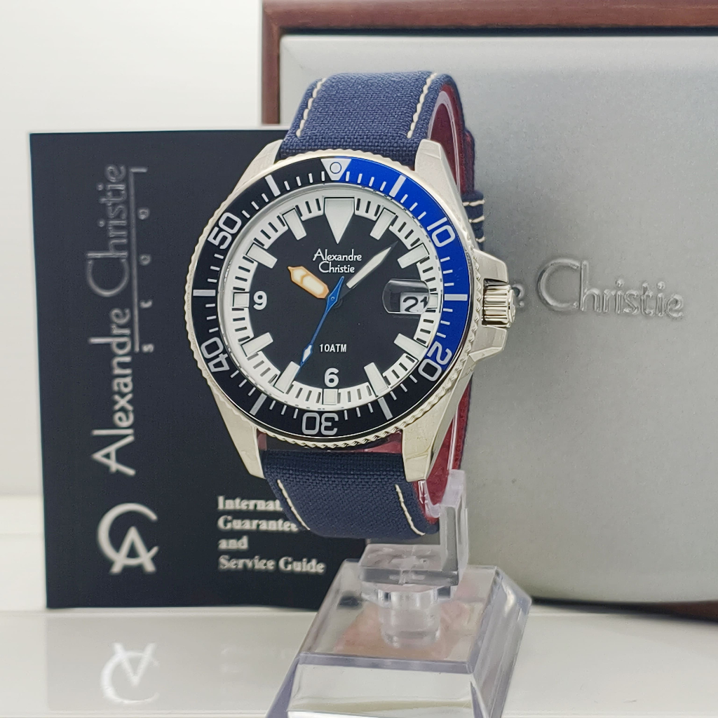 Jam Tangan Pria Alexandre Christie AC 6435 MC BESVBE Original