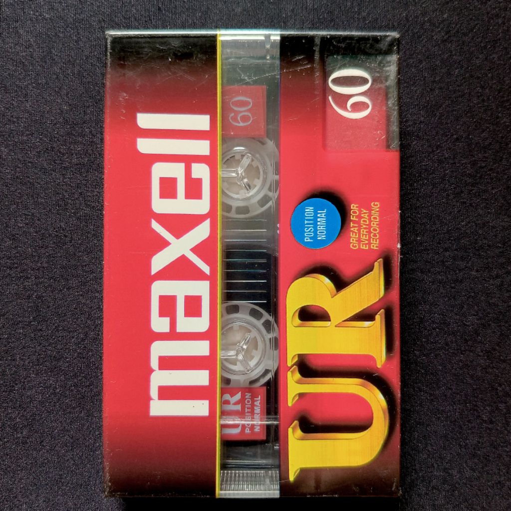 Kaset Kosong Maxell UR 60 (Blank Cassette Tape) (Sealed)