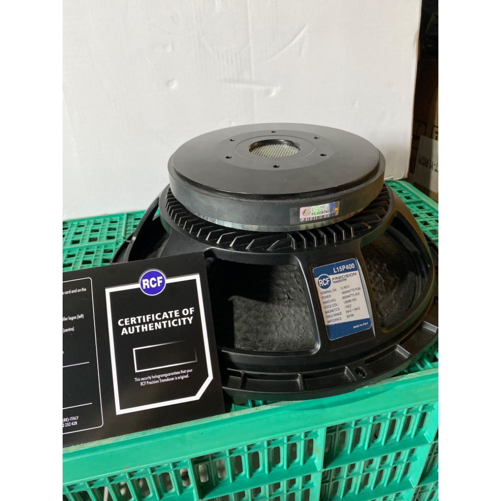 speaker 15 inch RCF 15P400 LOWSUB VC 4 inch
