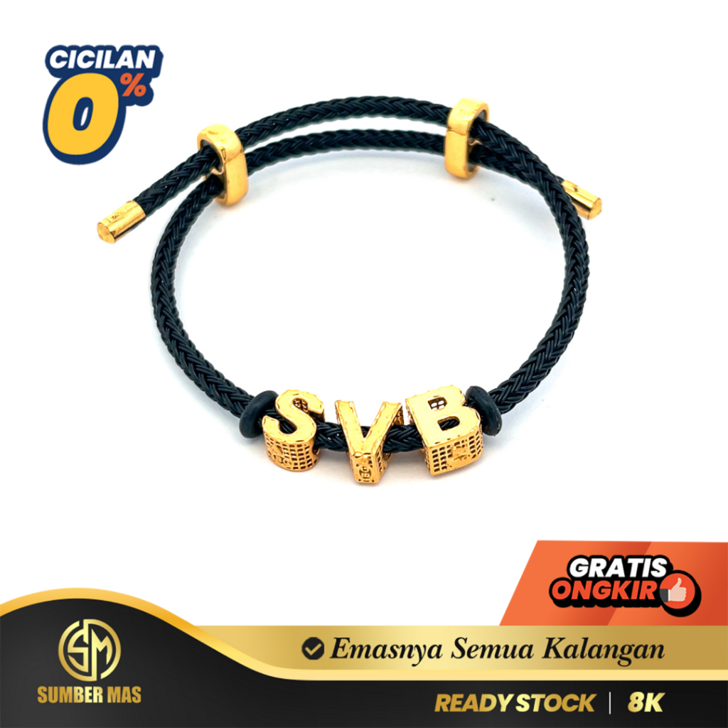 LIONTIN GELANG ALFABETH BEST SELLER FASHION 8K - SUMBER MAS