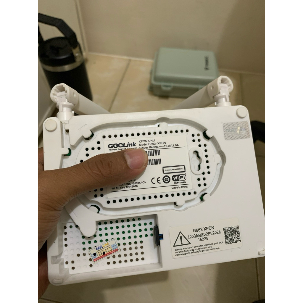 onu xpon ggclink G663