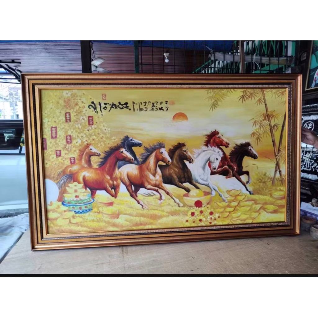 Lukisan kuda berlari