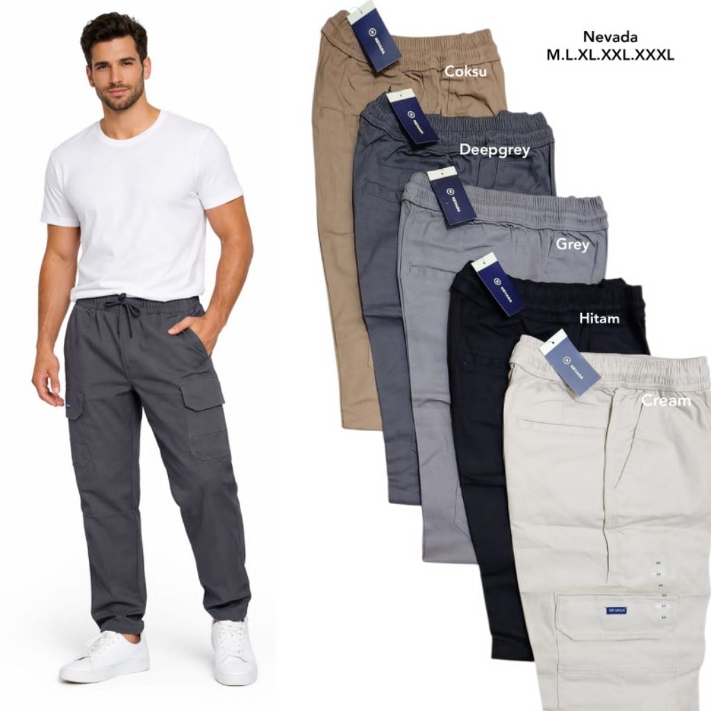celana cargo panjang nevada