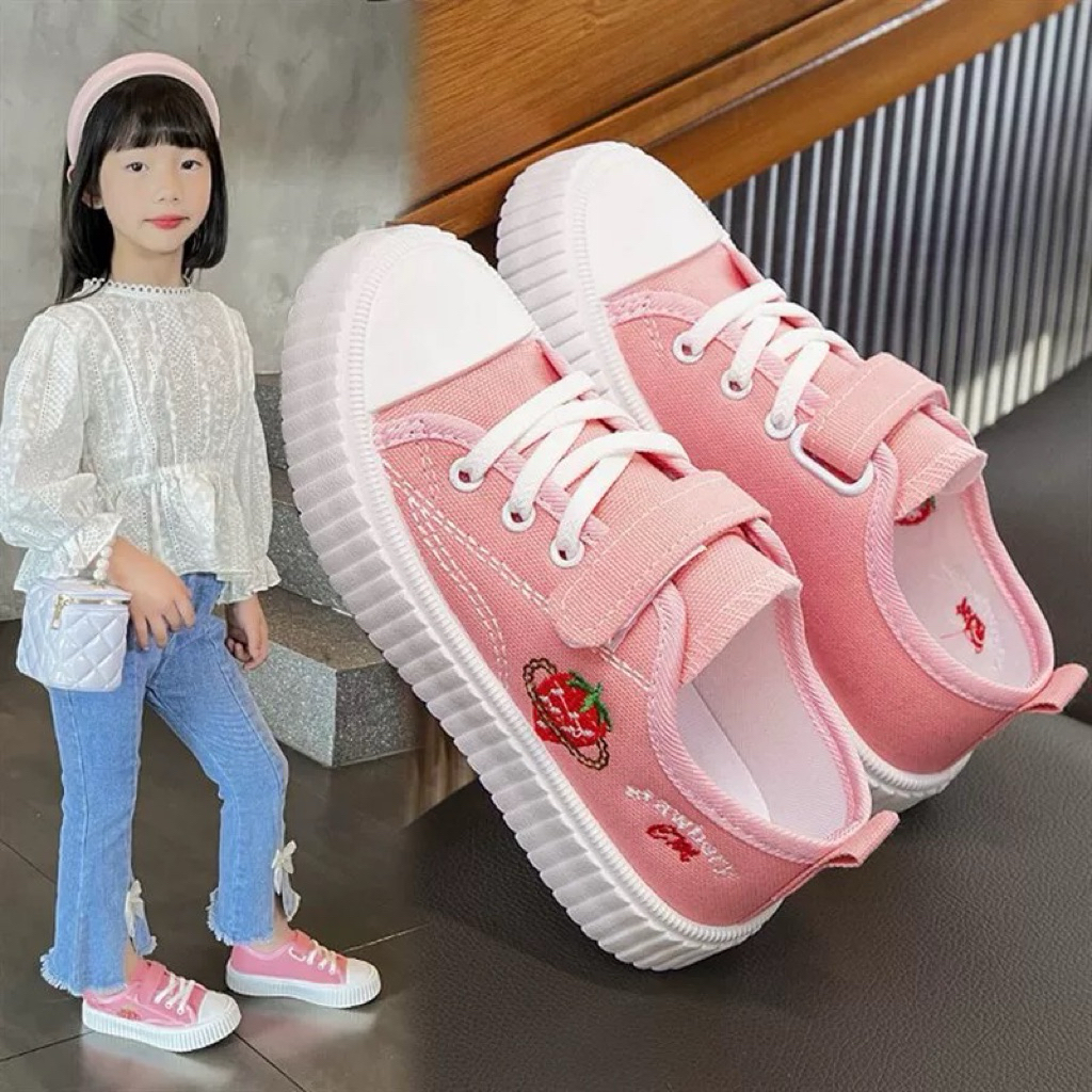 Svekes Sepatu Sneakers Cewe Cowolembut Shoes Sepatu Kasual A-41