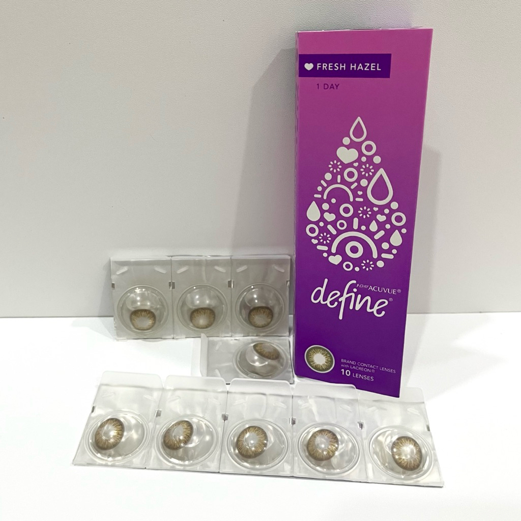 Acuvue 1 Day Define Contact lenses Softlens - Fresh Hazel