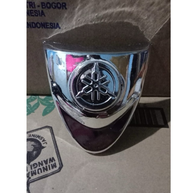 emblem dasi yamaha fizr f1zr vega r lama chrome termurah