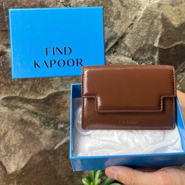 [Preloved] Dompet Mini / Korean Card Wallet Find Kapoor Dark Brown