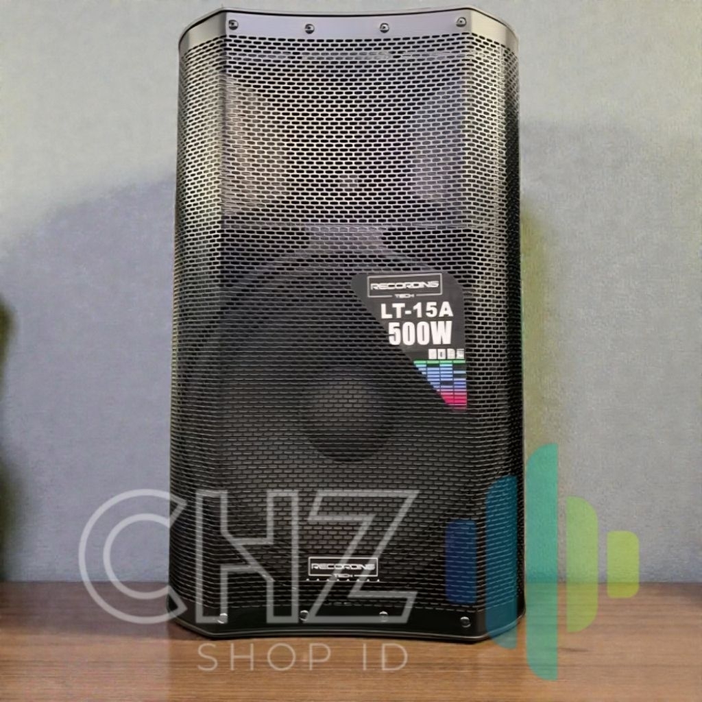 Speaker Aktif 15 Inch Recording Tech LT15A Professional Active Speaker 500W RMS High Power Bluetooth