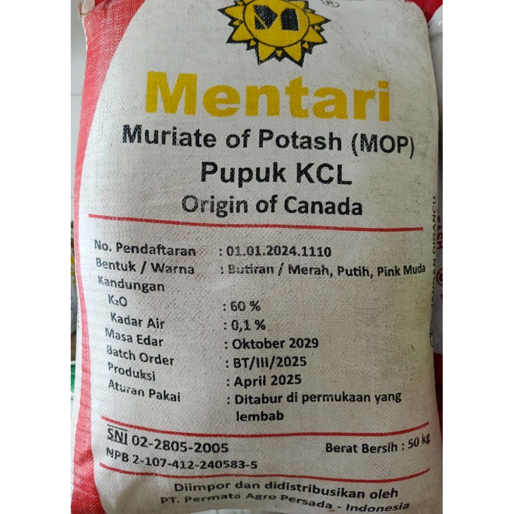 REPACK Pupuk KCL White Kemasan 1 KG