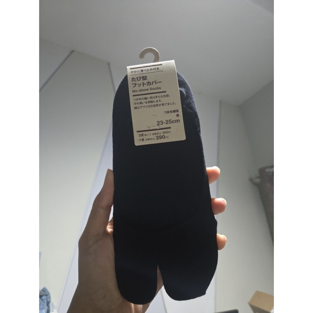 Kaos Kaki Muji Air Rift Belah/Pisah Jari Taby shoes