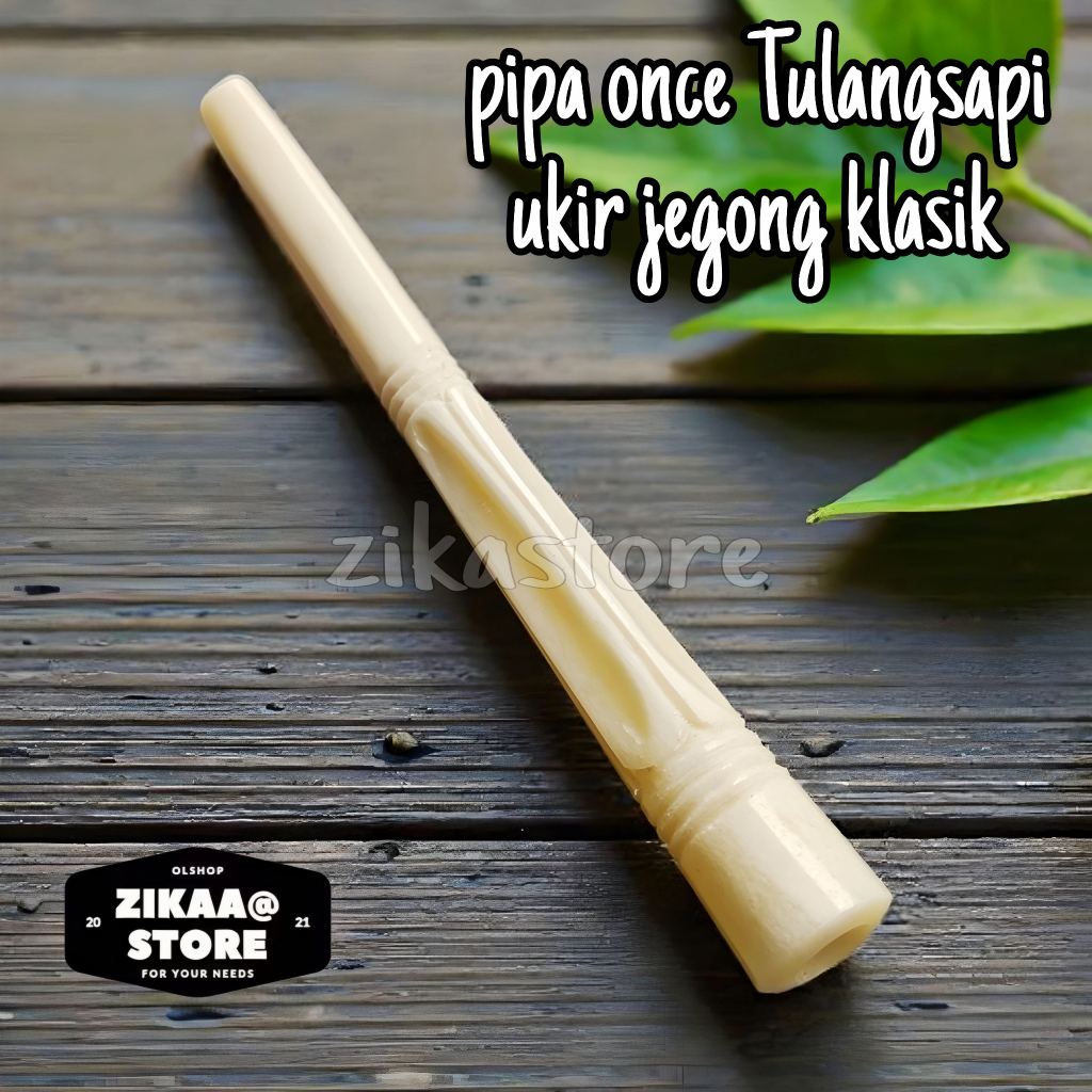Pipa Once Cangklong Tulang Sapi Original Desain ukiran jegong klasik