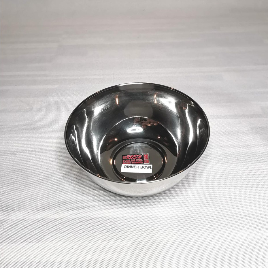 Mangkuk Tebal Stainless 11cm ROSH - Dinner Bowl 11