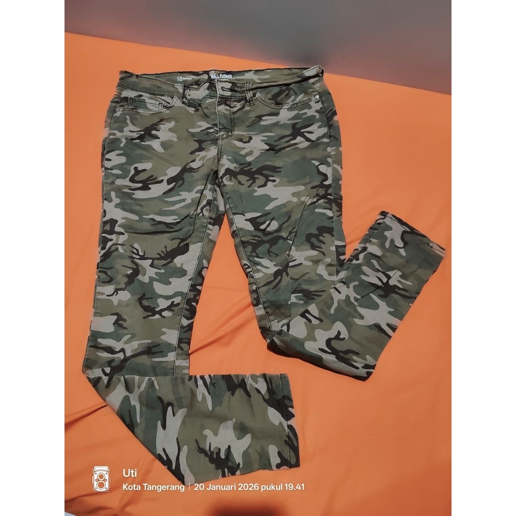 celana panjang army wanita second