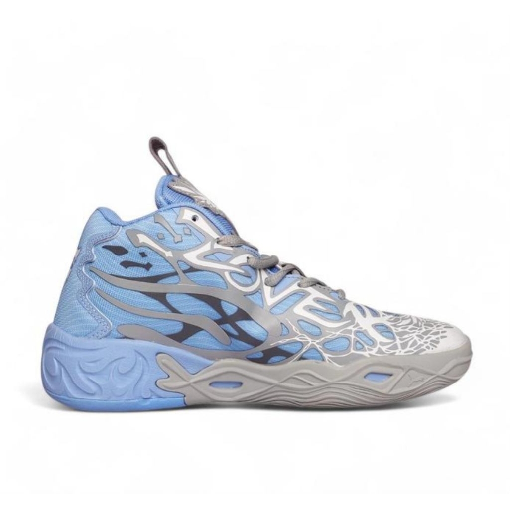 Sepatu basket terbaru lamelo MB.04 grey blue unisex