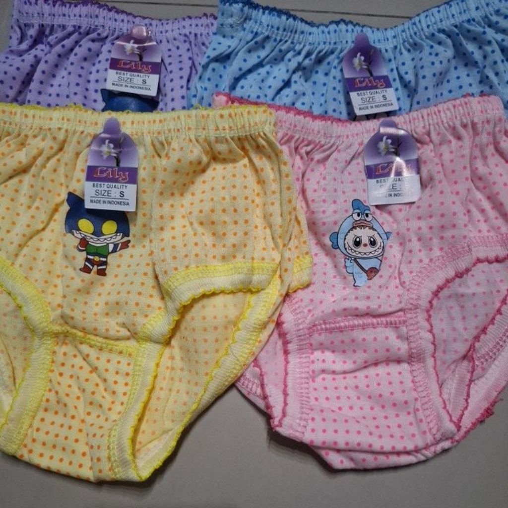 ( ISI 3 & 6 PCS) CD ANAK PEREMPUAN BERBAGAI MOTIF