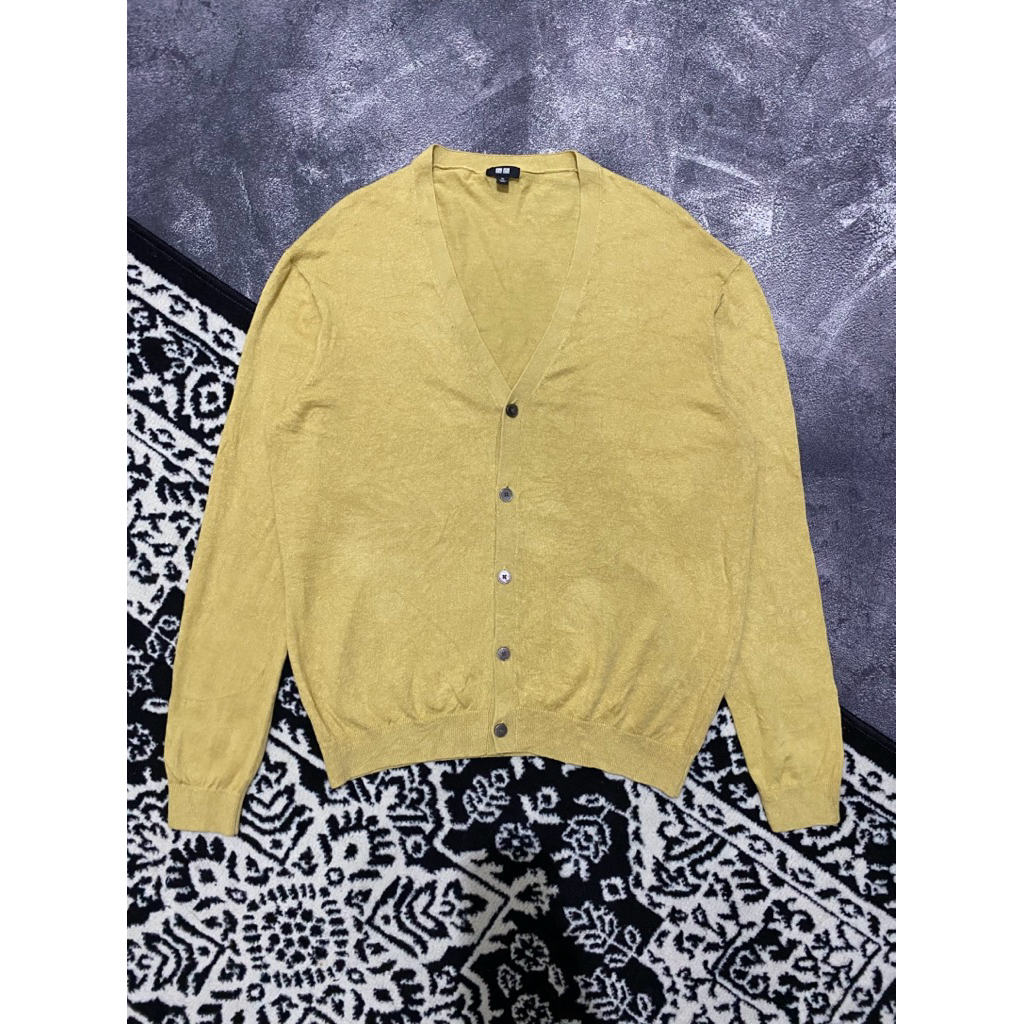 cardigan uni qlo