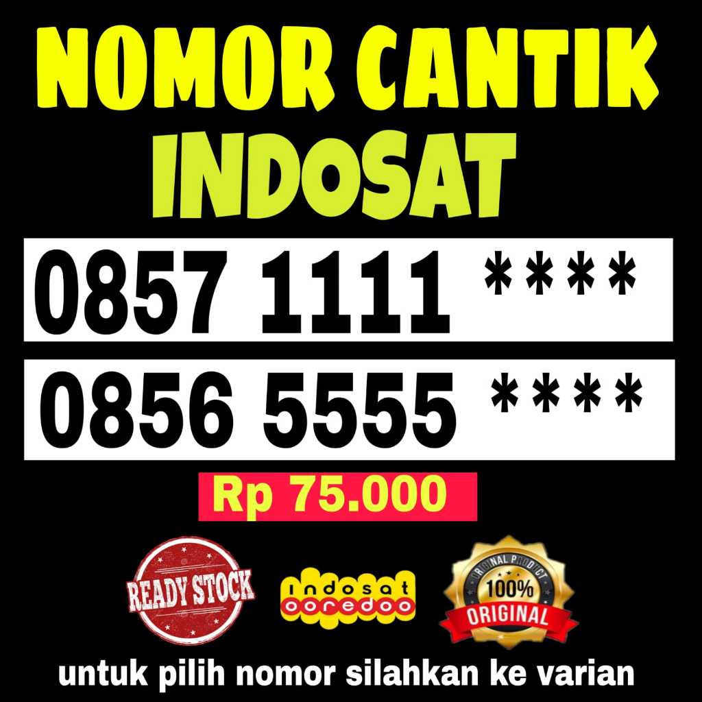 NOMOR CANTIK INDOSAT OOREDOO IM3 1111