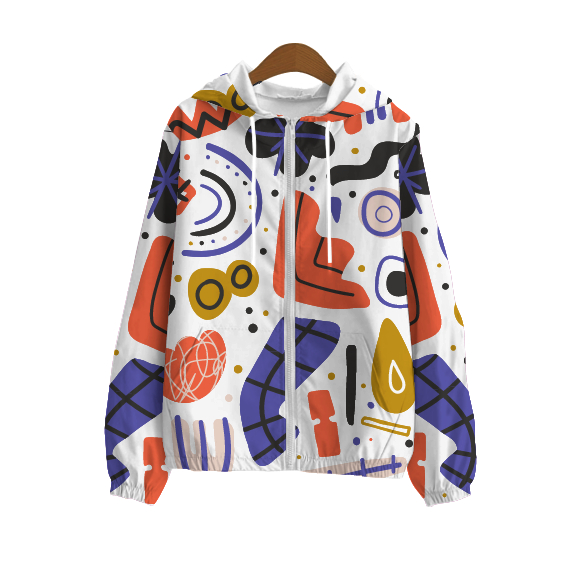 ATHREE JAKET PARASUT WANITA MOTIF TERBARU | JAKET Windbreakers