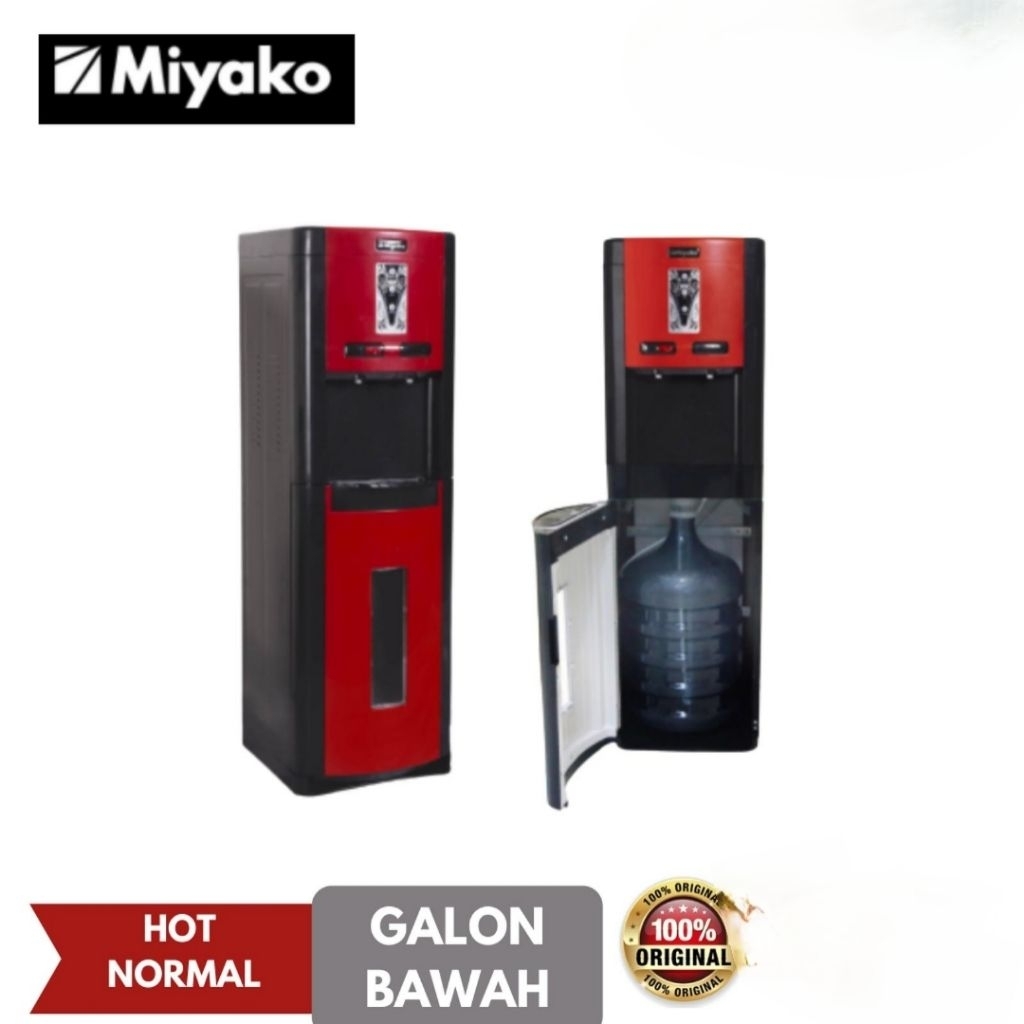 MIYAKO DISPENSER TINGGI GALON BAWAH MIYAKO WDP-200 HOT & NORMAL