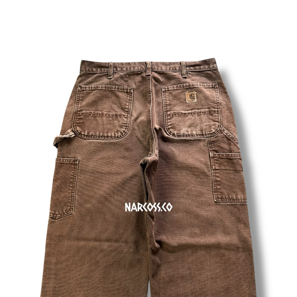 2007' Carhart Carpenter Pants B11 DKB Dungaree Fit  kode - K291 size 32-33 (34x34)