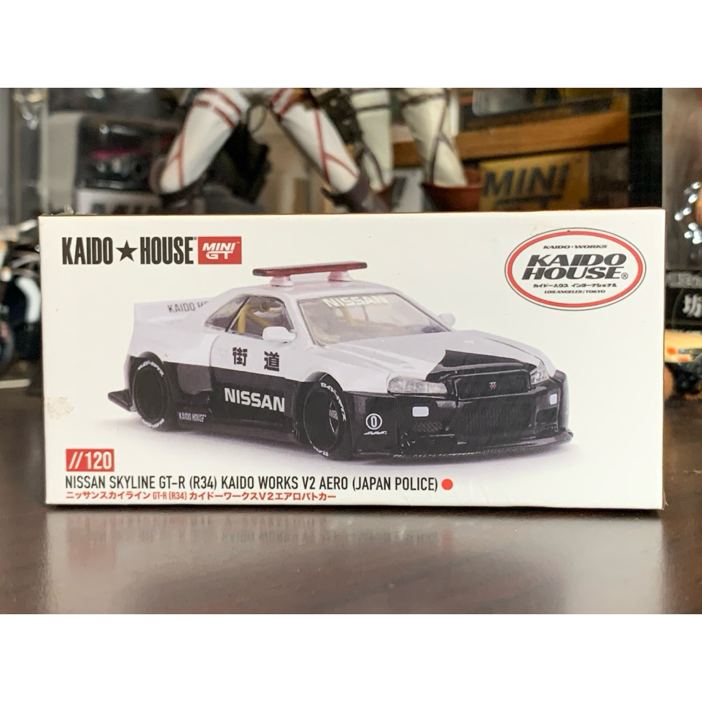 Kaido House Nissan Skyline GT-R34 works V2 Aero Japan police