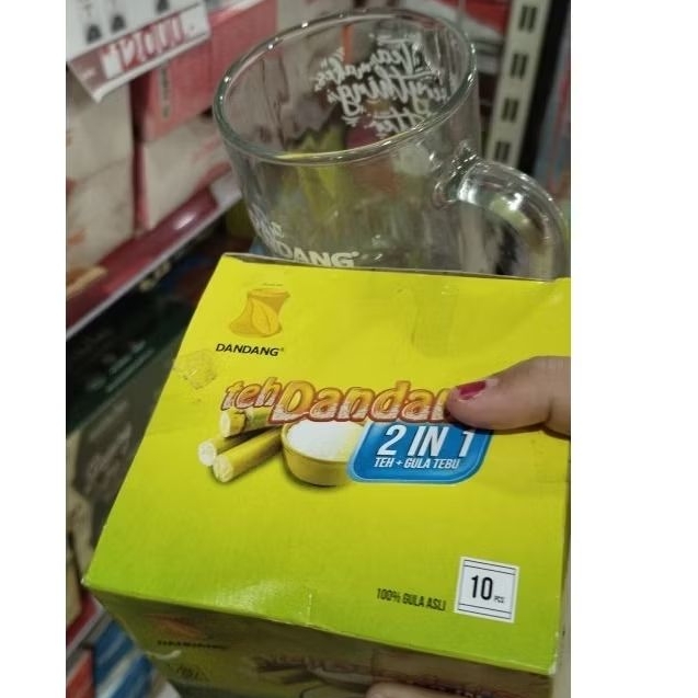 Teh dandang celup  jasmin 2in1 FREE gelass cantikk