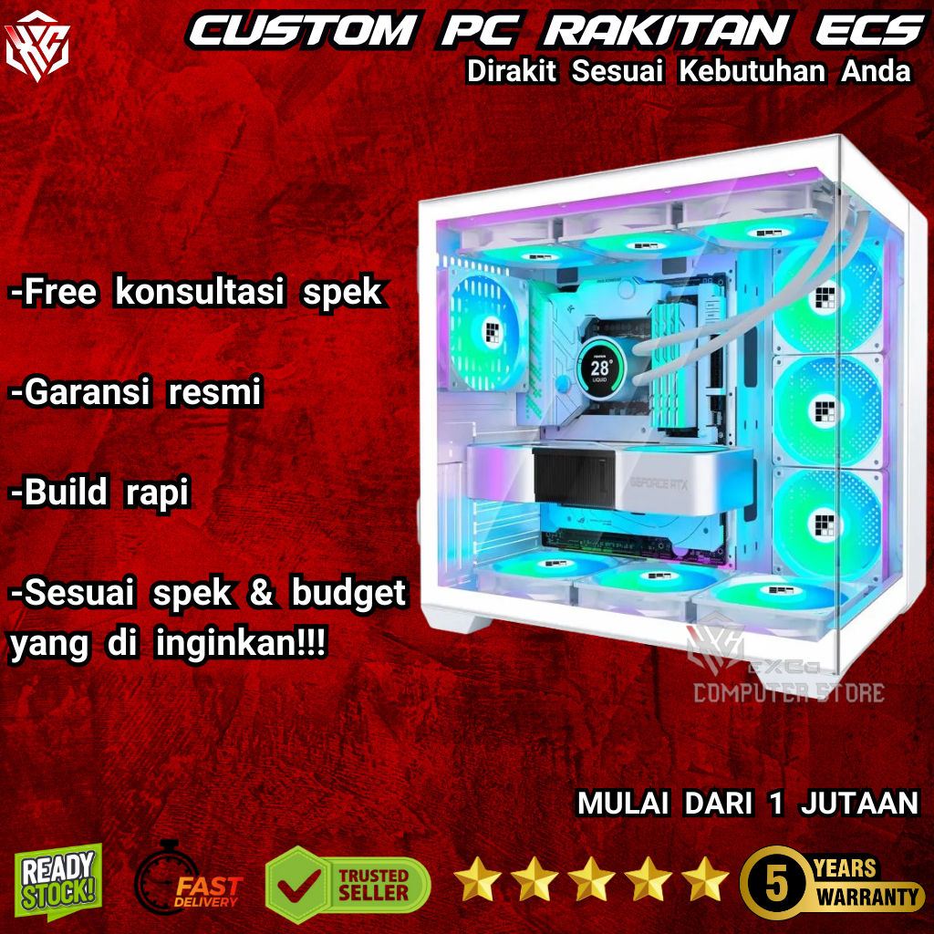 Custom PC Rakitan ECS 2.2 - Custom PC Rakitan EXCO Computer Store
