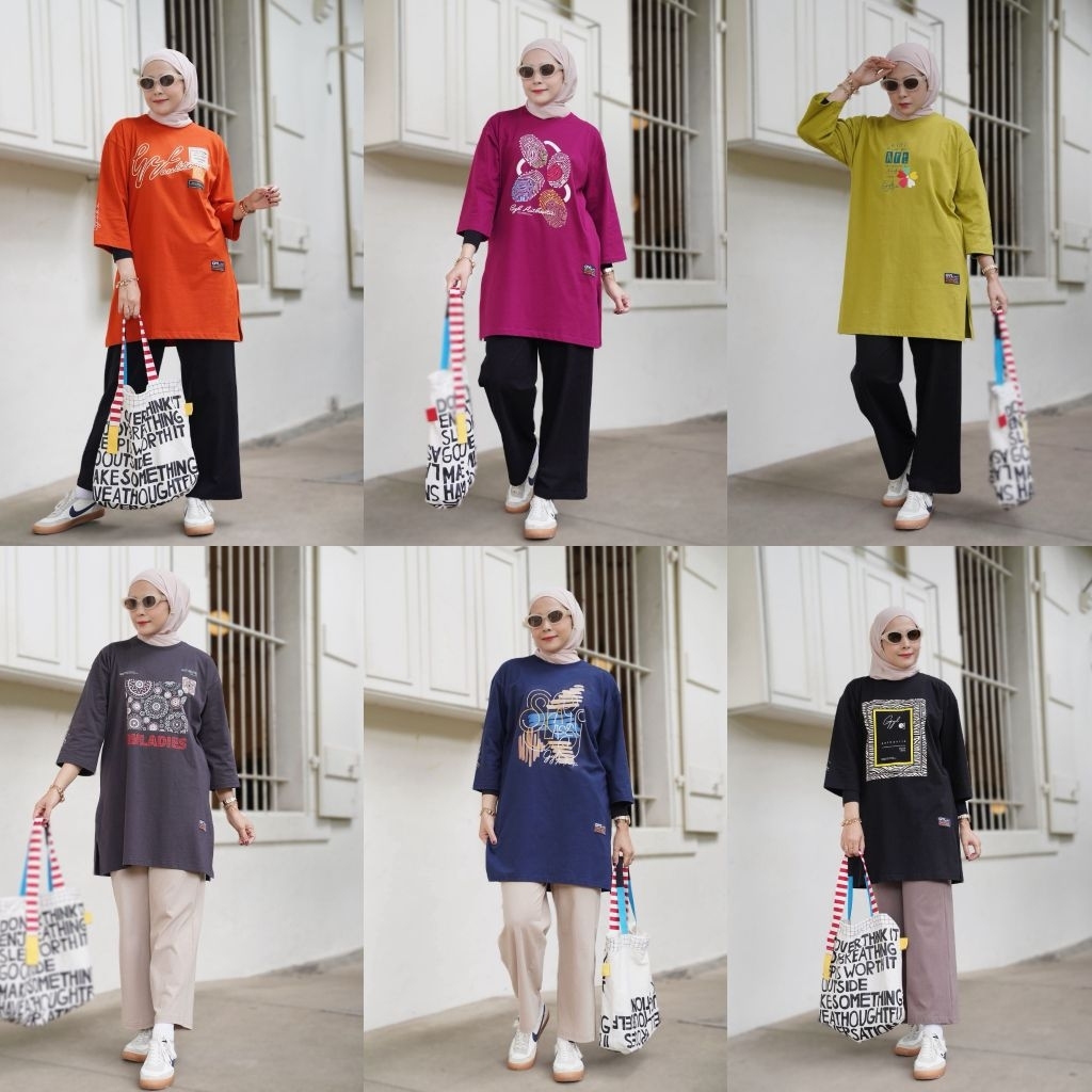 SET TUNIK OVERSIZE GYL ORI