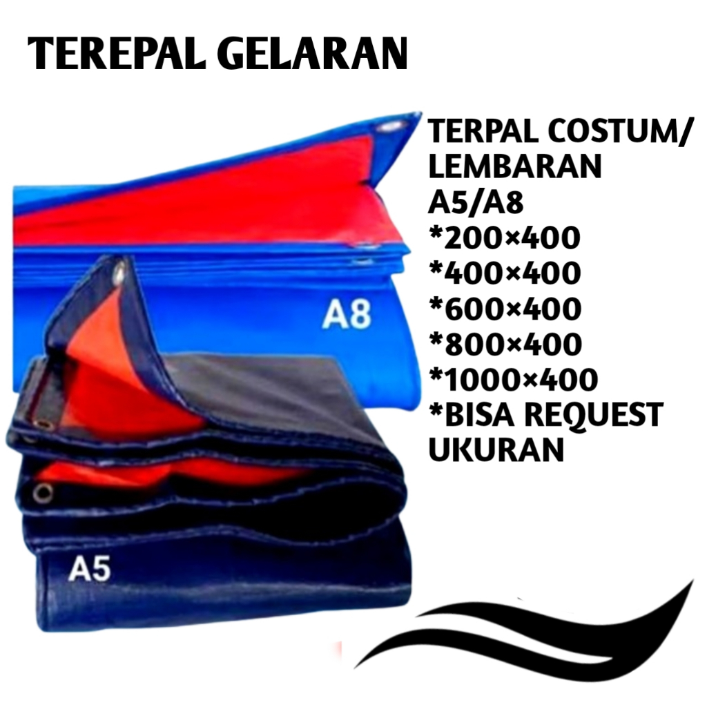 TEREPAL GELARAN LEMBARAN PADI TENDA AMPARAN WARUNG KOPI