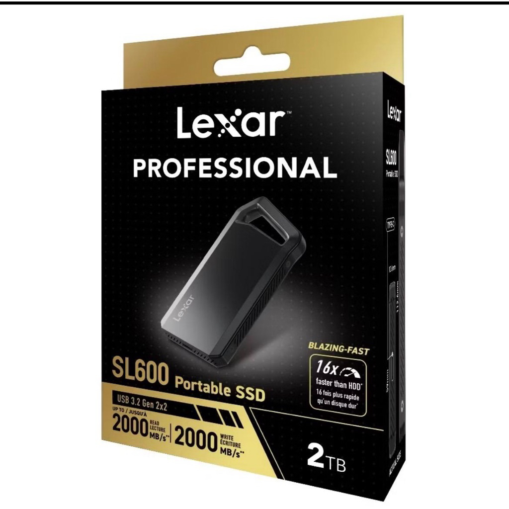 SSD Eksternal Lexar SL600 1TB - Portabel, Tahan Lama, Performa Tinggi