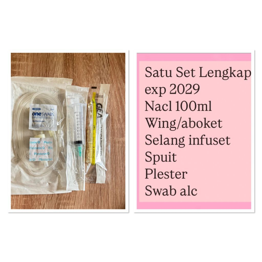 infus set abocath 24 lengkap