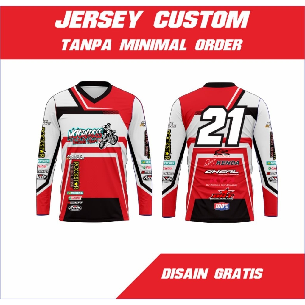 Jersey motocross Jersey trail custom